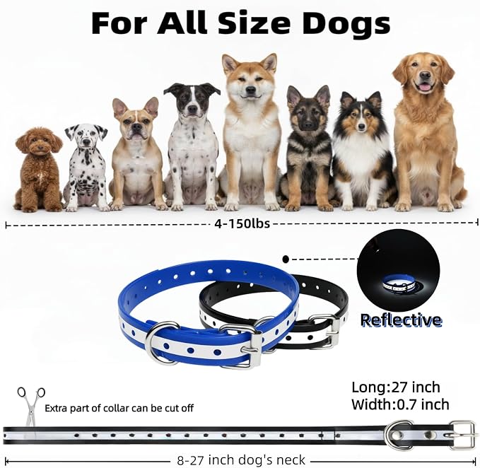 Shock Collar Replacement Strap for Most Training Collar, 3/4 Inch Dog Collar - Image 3