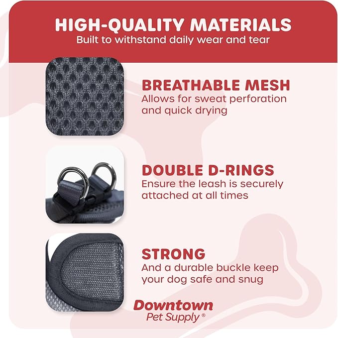 Downtown Pet Supply Step-in Dog Harness – No Pull, Adjustable Padded Mesh - Image 4