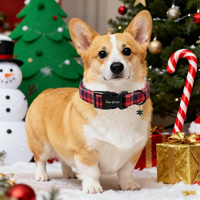 Unique Style Paws Christmas Dog Collar Plastic Buckle - Image 5