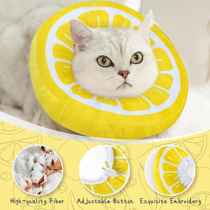 ANWA Adjustable Cat Cone Collar Soft, Cute Cat Donut Collar After Surgery - Image 4