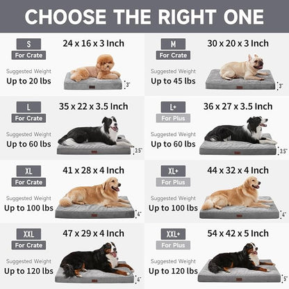 OhGeni Orthopedic Waterproof Top Surface & Machine Washable Dog Bed - Image 7