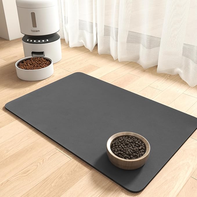 MontVoo-Absorbent Pet Feeding Mat-No Stains Pet Mat by MontVoo