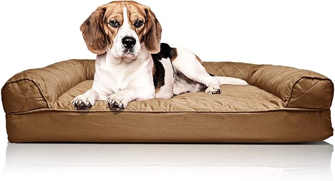 Furhaven Orthopedic Dog Bed for Medium/Small Dogs w/ Removable Bolsters & by FurHaven