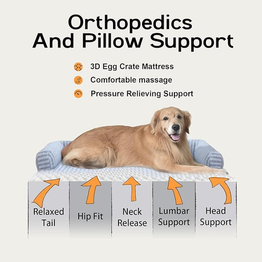 Dog Bed Medium Size Dog-Orthopedic Waterproof Bed - Image 2