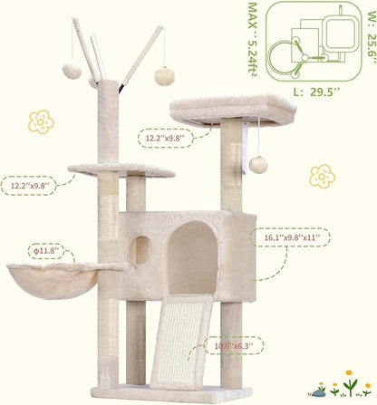 Hey-brother Cat Tree Tower, Scratching Posts - Image 7