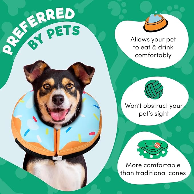 BENCMATE Inflatable Dog Cone Collar Alternative, Soft Dog Cone - Image 5