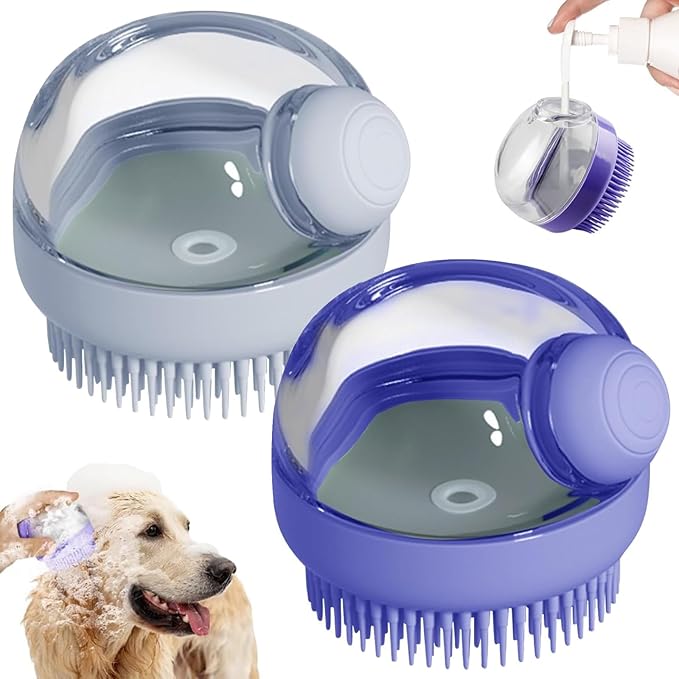 Dog Bath Scrubber Brush by Kwispel