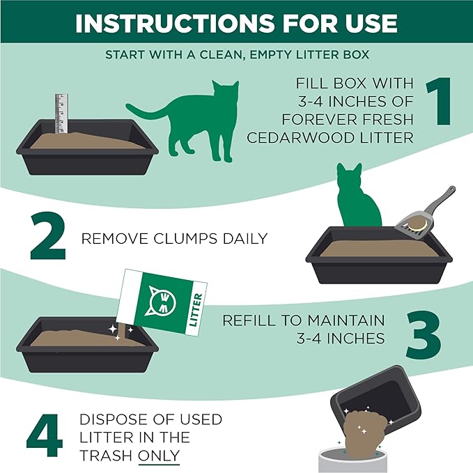Arm & Hammer Forever Fresh Clumping Cat Litter Cedarwood, Pet Friendly - Image 5