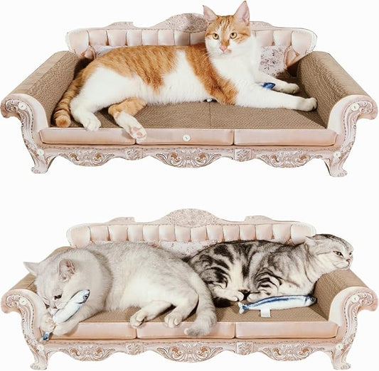 Extra Large Sofa Shaped Cat Scratcher Bed by miwooim
