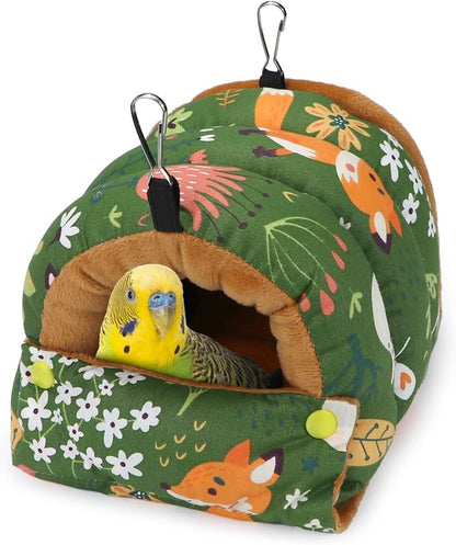 Wontee Bird Nest House Winter Warm Snuggle Hut Bird Bed Hanging Hammock - Image 4
