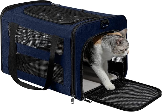 Cat Carrier Soft-Sided Travel Bag - Image 9