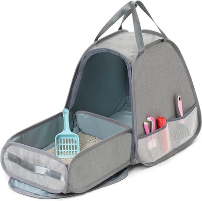 Collapsible Portable Cat Litter Box Standard by XingYunEr