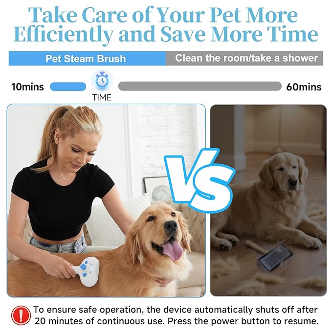 Pet Steam Brush for Dog & Cat - Image 9