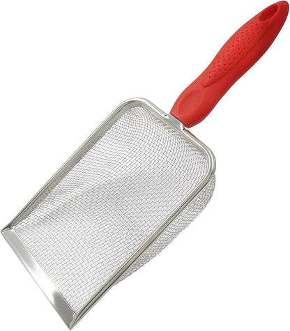 Murtenze Stainless Steel Cat Litter Scoop, Non-Stick Coated Metal Fine Sand by Murtenze