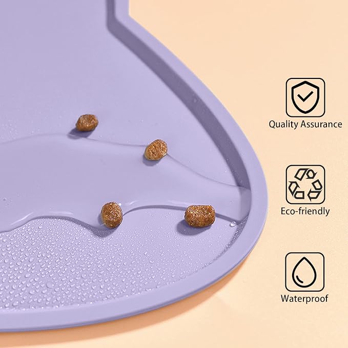 Cat Food Mat, Silicone Pet Feeding Mat - Image 4