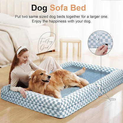 Large Dog Bed Orthopedic Washable: Beds Bolster XXL Bed Big XLarge Dogs Egg - Image 3