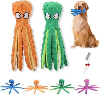 2025 New Upgrade Interactive Chew Pet Toy No Stuffing Bite-Resistant Squeaky by Unknown