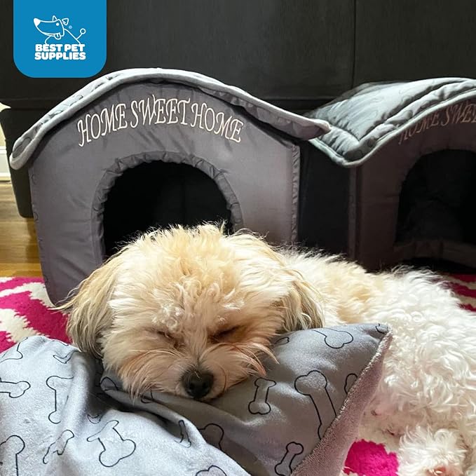 Best Pet Supplies Dog House Bed Crate Mat Tent Indoor Round Soft Plush - Image 5