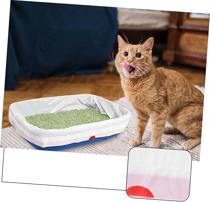 10Pcs Cat Litter Cleaning Bags Self Contained Litter Pan Pouches - Image 7
