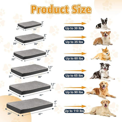 Orthopedic Dog Crate Bed – Waterproof Plush Pet Mattress - Image 4