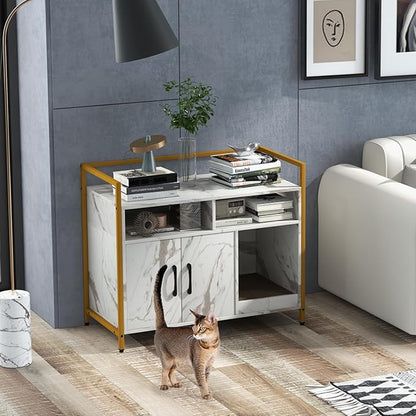 Giantex Cat Litter Box Enclosure - Image 7