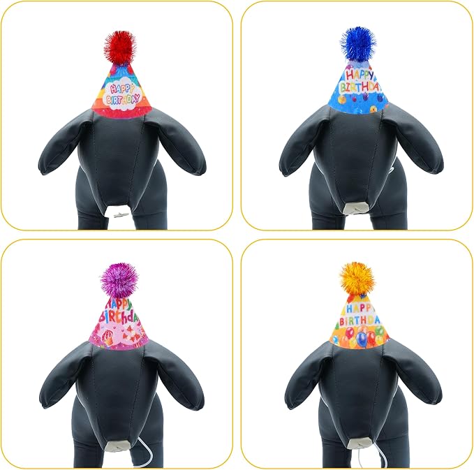 6pcs/Pack Dog Birthday Hats Party Hats - Image 4