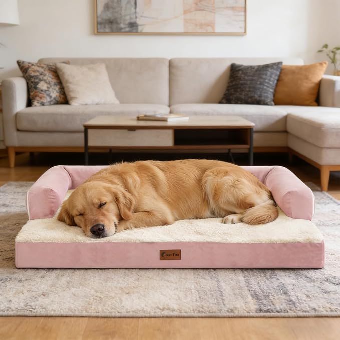 Orthopedic Dog Beds for Large Sized Dogs, Waterproof Egg Crate Foam Medium Dog - Image 9