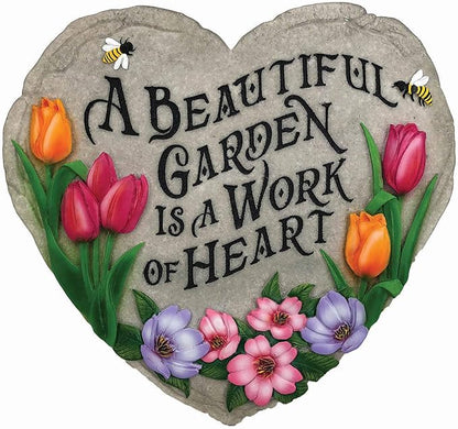 Spoontiques - Garden Décor - Beautiful Garden Stepping Stone - Decorative Stone by Spoontiques
