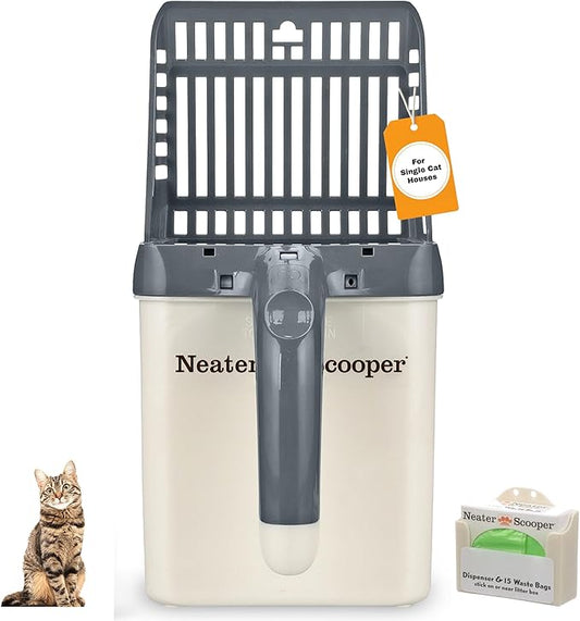 Neater Pet Brands Neater Scooper Standard Cat Litter Scoop, 15 Refill Bags – by NeaterPetBrands
