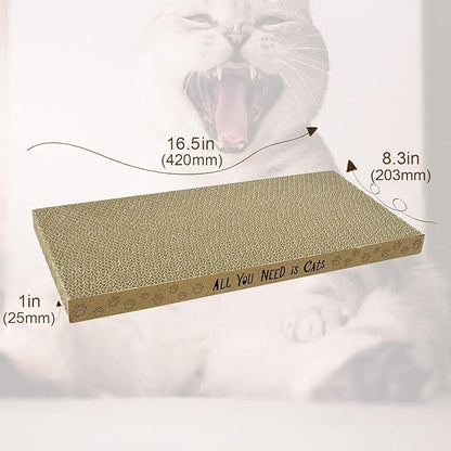 AccEncyc Cardboard Cat Scratcher Pads Cat Scratching Board - Image 2