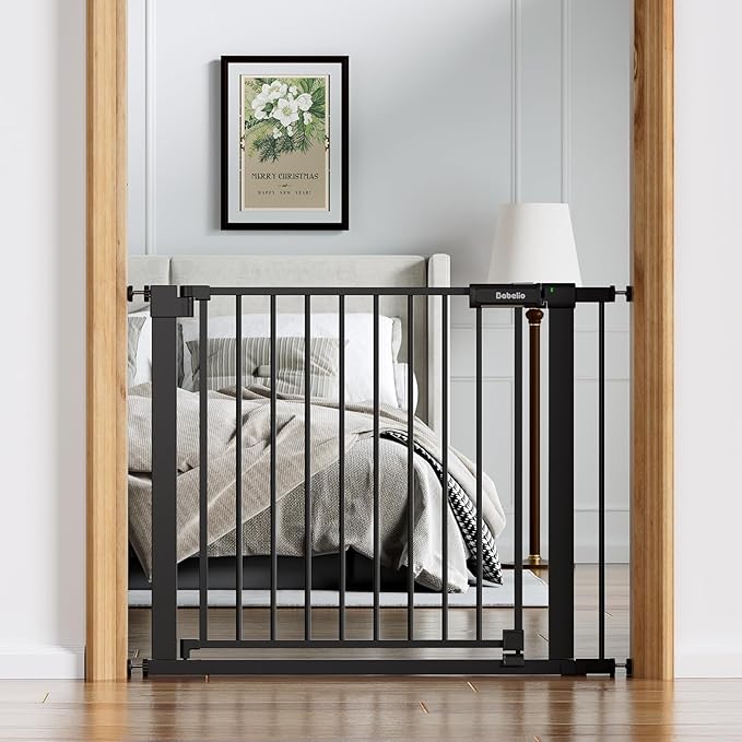 BABELIO Baby Gate for Doorways and Stairs, 36-41" Pet Gate by BABELIO