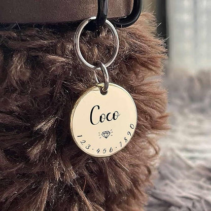 HM001 Cats Dogs ID Tags Personalized Lovely Symbols Pets Collar Name - Image 7