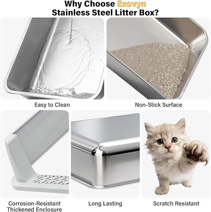 Stainless Steel Litter Box - Image 4