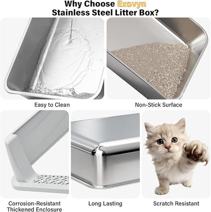 Stainless Steel Litter Box - Image 4