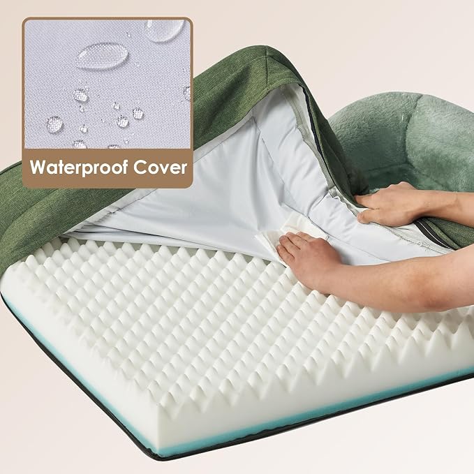EHEYCIGA Orthopedic Dog Bed for Large Sized Dog, Waterproof Liner & Washable - Image 4