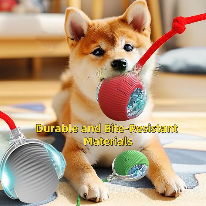 Interactive Dog Cat Toy Ball, Automatic Moving Bouncing Rolling, - Image 5