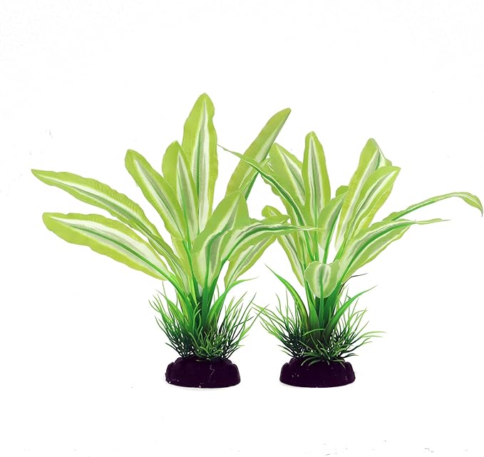 Silk Aquarium Plants for Betta Fish Tank by DVHEY