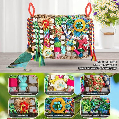 Foraging Toys for Parakeets Cockatiel Conures Lovebirds - Image 4