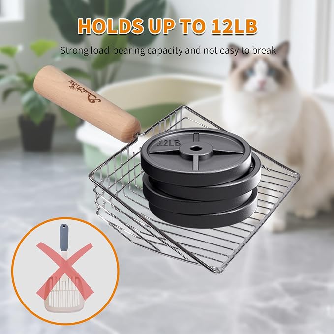 Cat Litter Scoop Metal Litter Scooper - Image 5