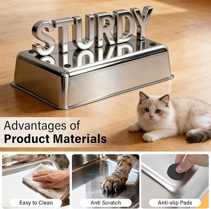 Stainless Steel Litter Box - Image 4