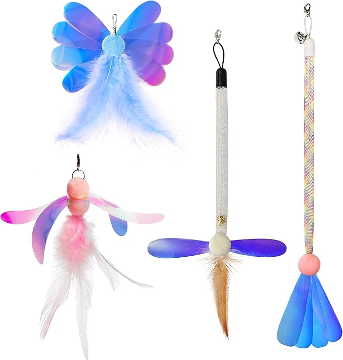 JXFUKAL Cat Feather Toy Refills by JXFUKAL