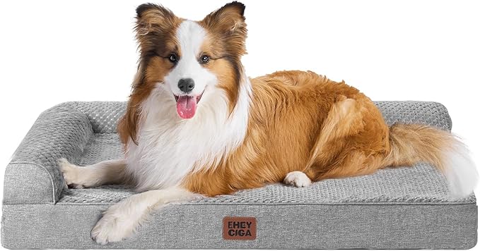 EHEYCIGA XL Dog Bed Memory Foam by EHEYCIGA