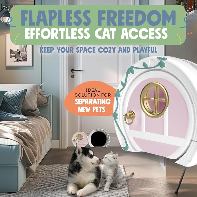 Gnome® Door Cat Door for Interior Doors - Image 5