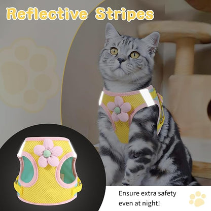 Cat Harness and Leash Set for Walking Escape Proof, Adjustable Kitten Harness - Image 5