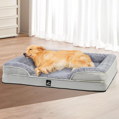 Orthopedic Dog Bed for Large Medium Sized, Washable Memory Foam Large Dog Bed - Image 8