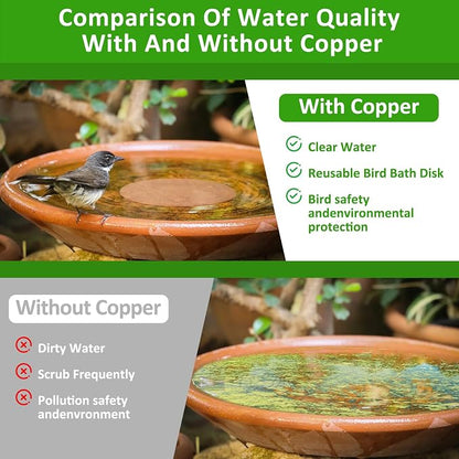 Bird Bath Copper Disk, 99.99% Pure Copper - Image 4