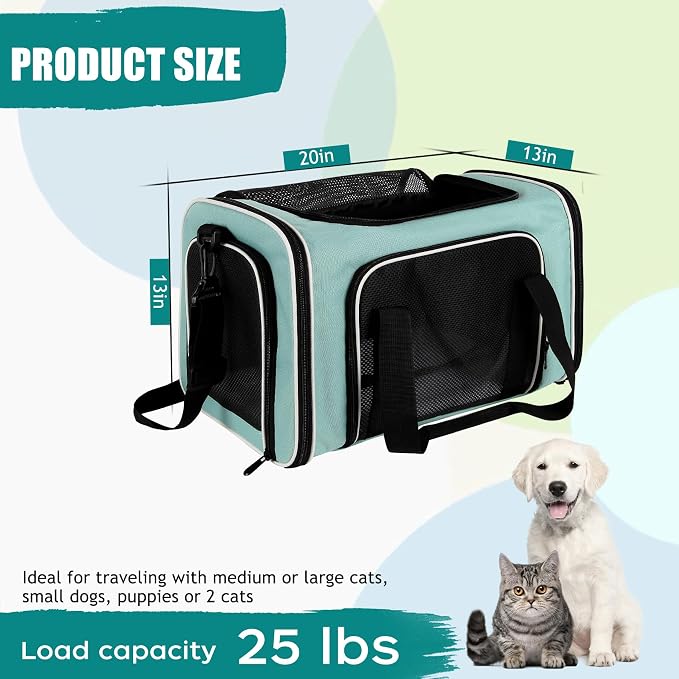 Top tasta Dog Cat Carrier Pet Carriers - Image 2