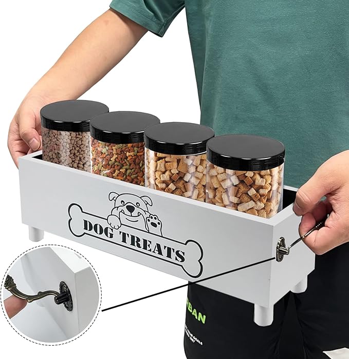 Large Dog Treats Container, Dog Cookie Jar - Image 5