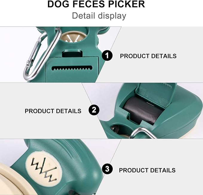 Portable Foldable Dog Poop Picker Outdoor PET Waste Collection Tool Ergonomic - Image 5