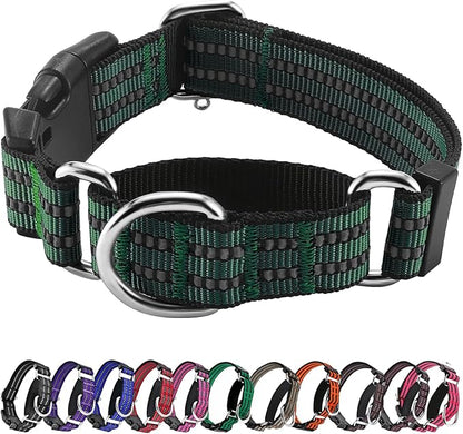 Hikiko Martingale Dog Collars Reflective Nylon Dog Collar by Hikiko